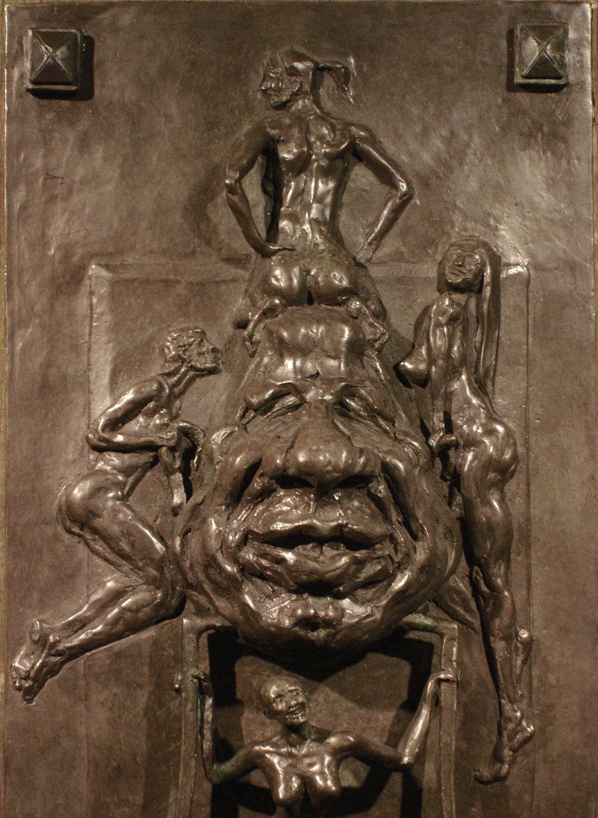 WHAT OF FREUDS LIBIDO THEORY? Bronze High relief (door knocker) detail one